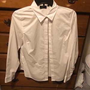 Apt 9 White Button Down for Women